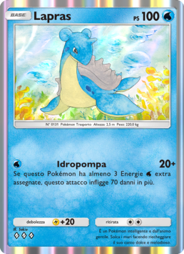 Lapras 079/286 — Geni Supremi (Italian Pokémon TCG card)