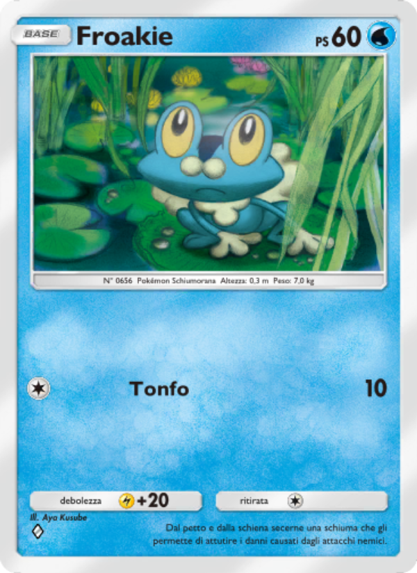 Froakie 087/286 — Geni Supremi (Italian Pokémon TCG card)