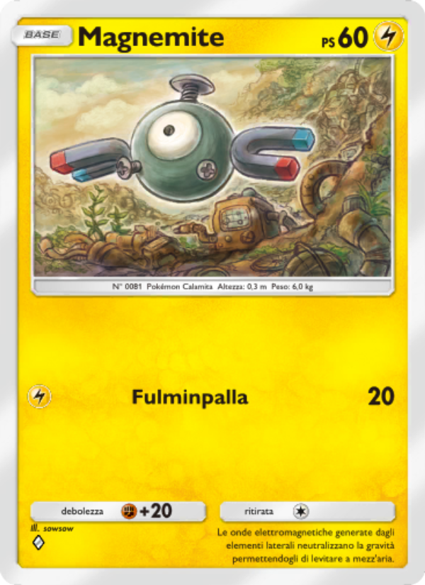 Magnemite 097/286 — Geni Supremi (Italian Pokémon TCG card)