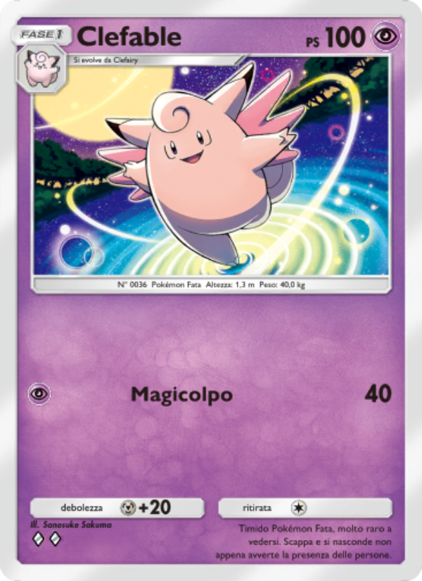 Clefable 114/286 — Geni Supremi (Italian Pokémon TCG card)