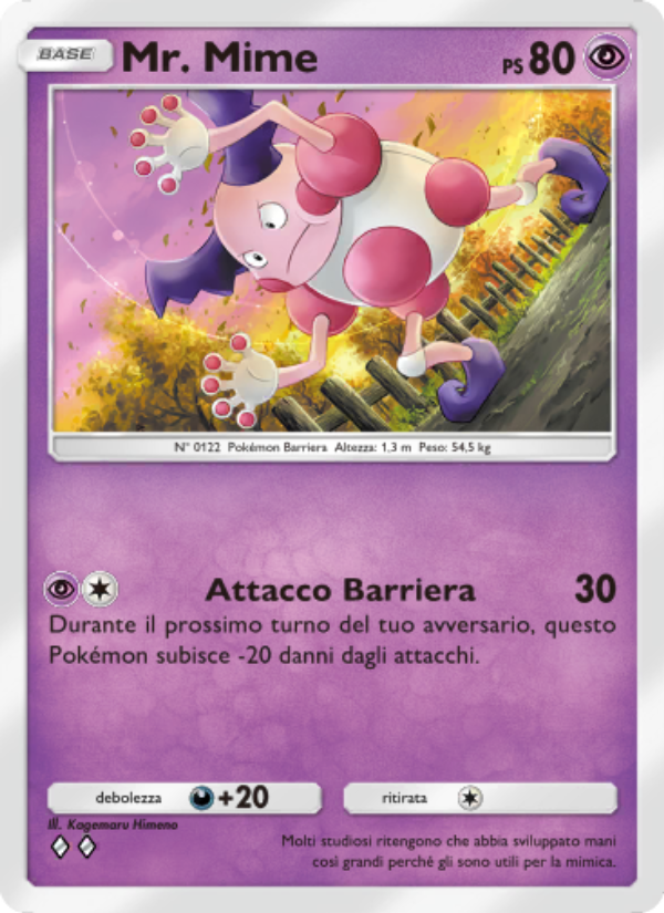 Mr. Mime 126/286 — Geni Supremi (Italian Pokémon TCG card)
