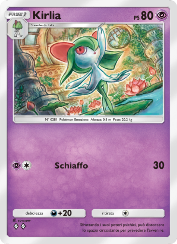 Kirlia 131/286 — Geni Supremi (Italian Pokémon TCG card)
