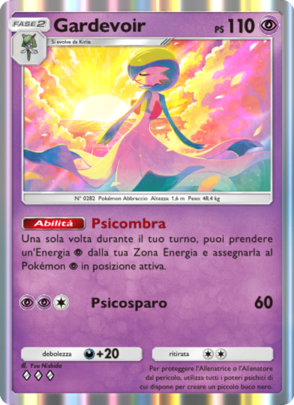 Gardevoir 132/286 — Geni Supremi (Italian Pokémon TCG card)