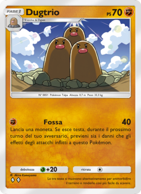Dugtrio 140/286 — Geni Supremi (Italian Pokémon TCG card)