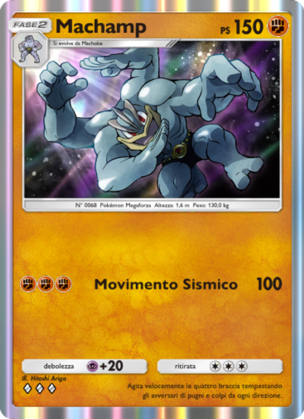 Machamp 145/286 — Geni Supremi (Italian Pokémon TCG card)