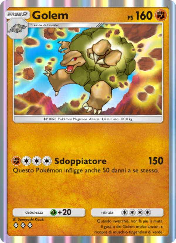 Golem 149/286 — Geni Supremi (Italian Pokémon TCG card)
