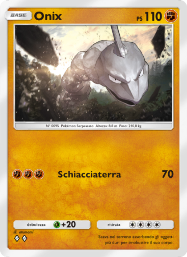 Onix 150/286 — Geni Supremi (Italian Pokémon TCG card)