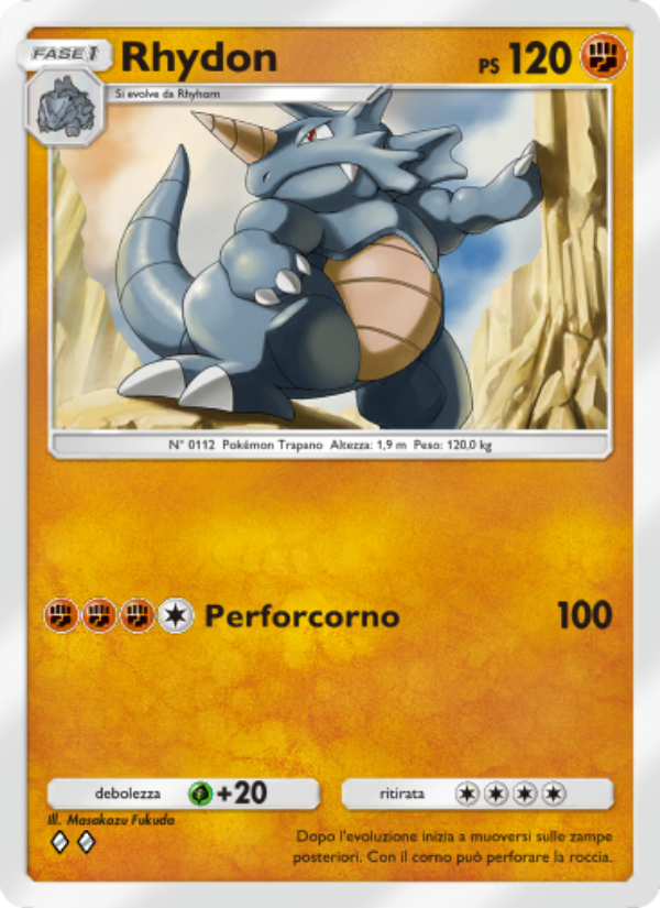Rhydon 157/286 — Geni Supremi (Italian Pokémon TCG card)