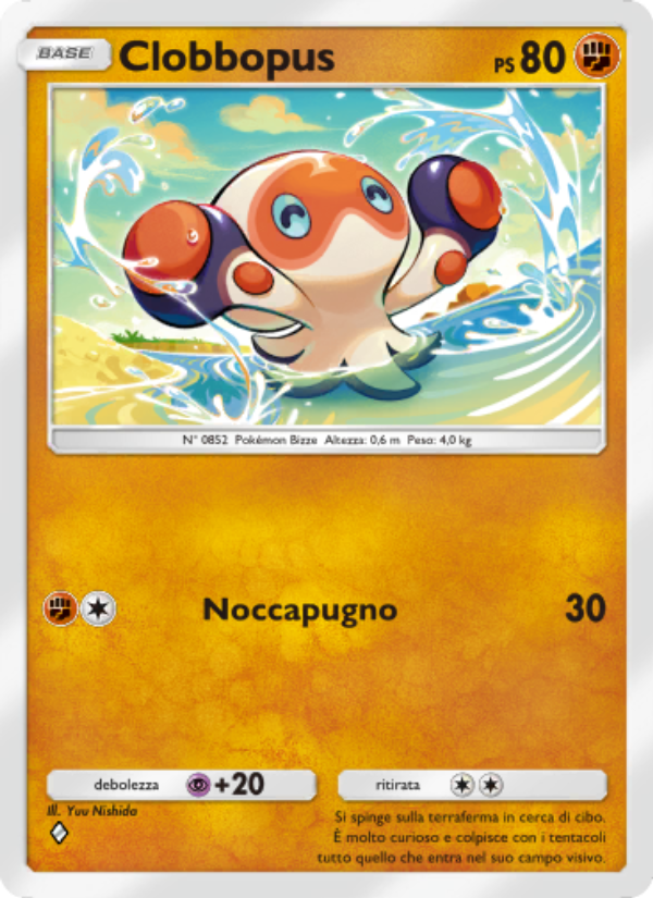 Clobbopus 162/286 — Geni Supremi (Italian Pokémon TCG card)