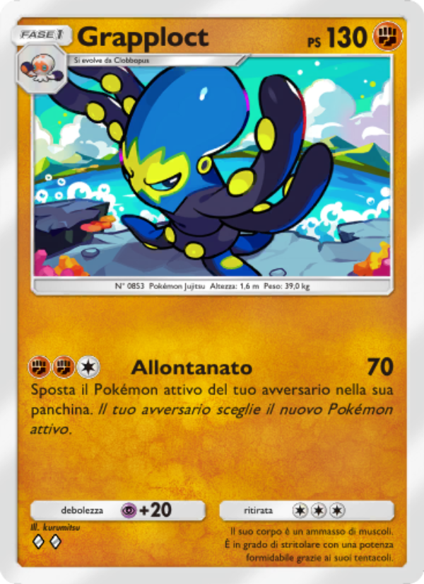 Grapploct 163/286 — Geni Supremi (Italian Pokémon TCG card)