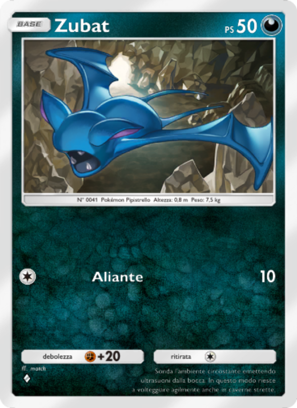 Zubat 172/286 — Geni Supremi (Italian Pokémon TCG card)