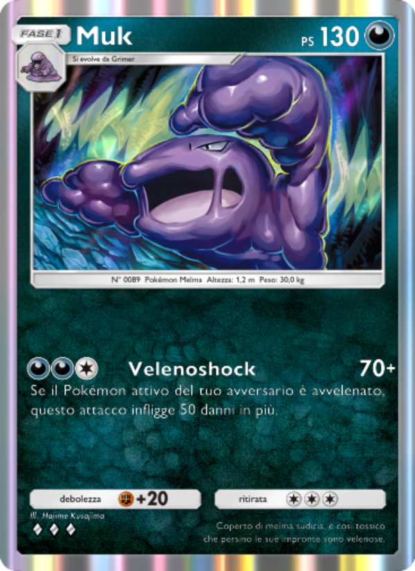 Muk 175/286 — Geni Supremi (Italian Pokémon TCG card)