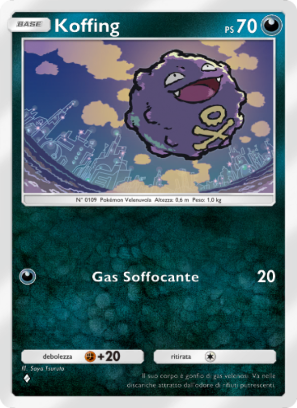 Koffing 176/286 — Geni Supremi (Italian Pokémon TCG card)