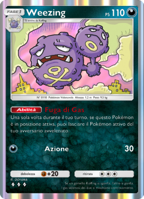 Weezing 177/286 — Geni Supremi (Italian Pokémon TCG card)