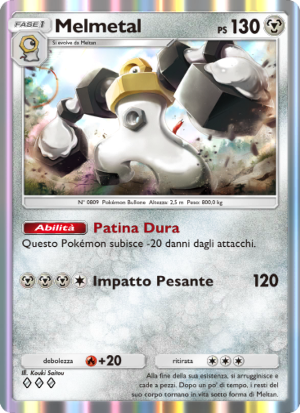 Melmetal 182/286 — Geni Supremi (Italian Pokémon TCG card)