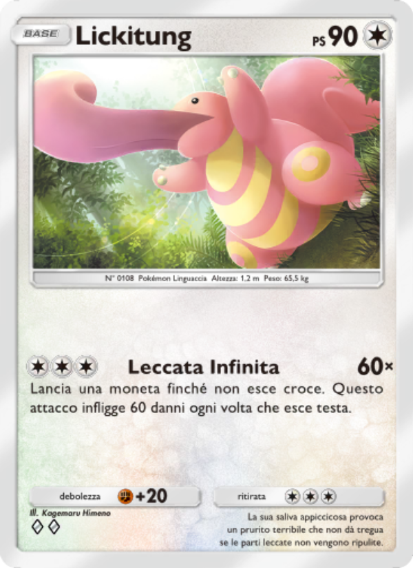 Lickitung 201/286 — Geni Supremi (Italian Pokémon TCG card)