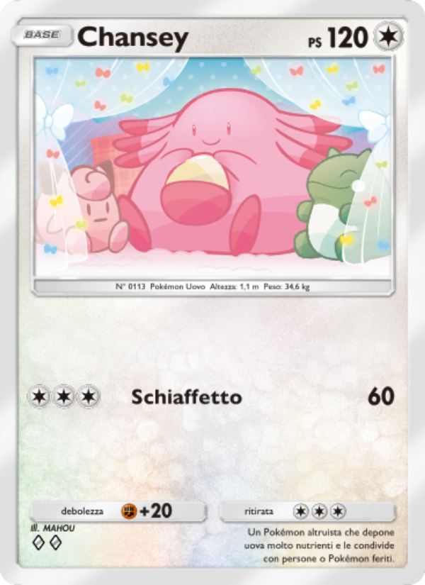 Chansey 202/286 — Geni Supremi (Italian Pokémon TCG card)
