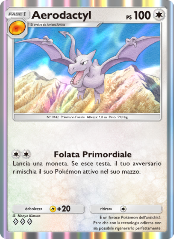 Aerodactyl 210/286 — Geni Supremi (Italian Pokémon TCG card)