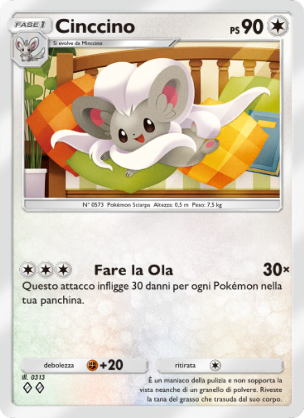 Cinccino 213/286 — Geni Supremi (Italian Pokémon TCG card)