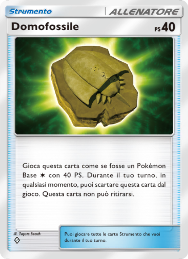 Domofossile 217/286 — Geni Supremi (Italian Pokémon TCG card)
