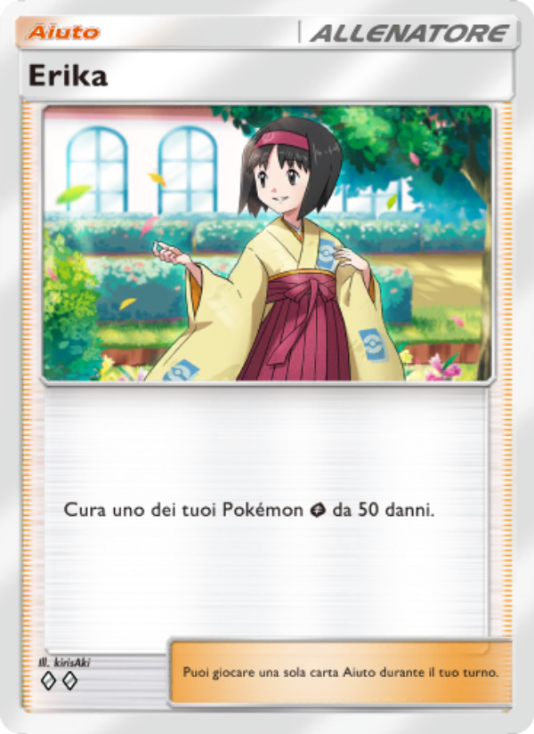 Erika 219/286 — Geni Supremi (Italian Pokémon TCG card)