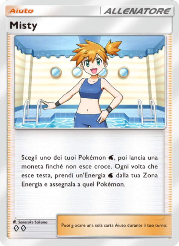 Misty 220/286 — Geni Supremi (Italian Pokémon TCG card)