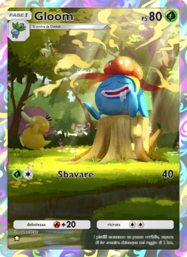 Gloom 228/286 — Genetic Apex (Italian Pokémon TCG card)