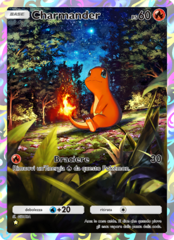 Charmander 230/286 — Geni Supremi (Italian Pokémon TCG card)