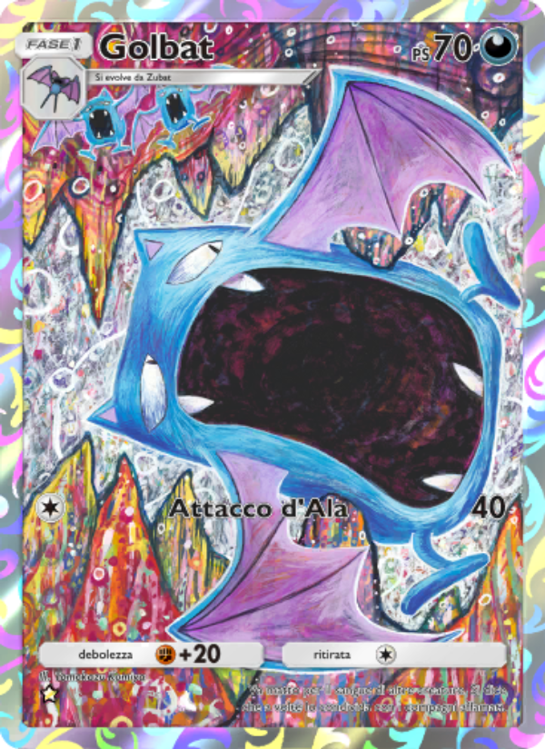 Golbat 242/286 — Geni Supremi (Italian Pokémon TCG card)