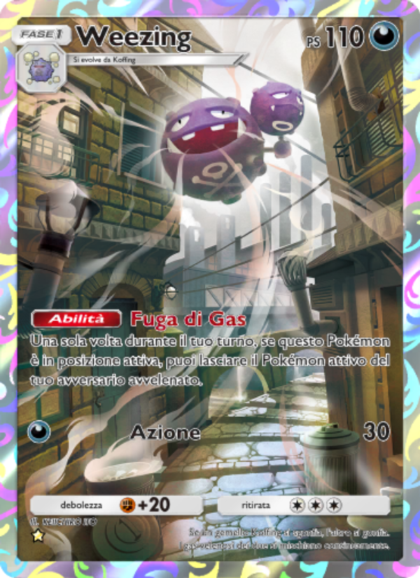 Weezing 243/286 — Geni Supremi (Italian Pokémon TCG card)
