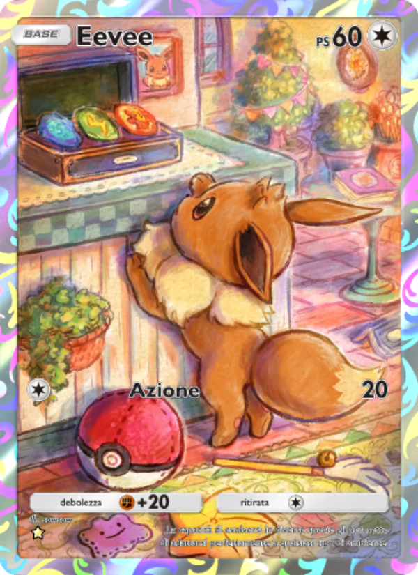 Eevee 248/286 — Geni Supremi (Italian Pokémon TCG card)
