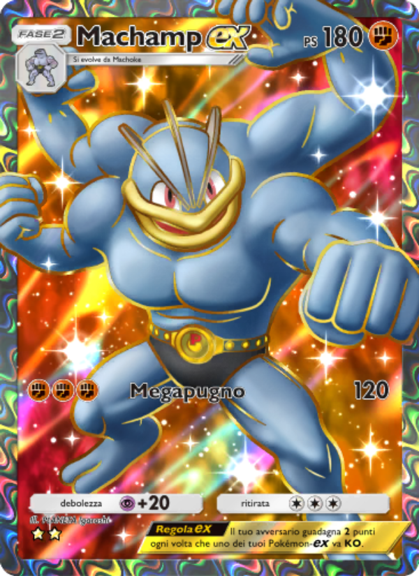 Machamp-ex 263/286 — Geni Supremi (Italian Pokémon TCG card)