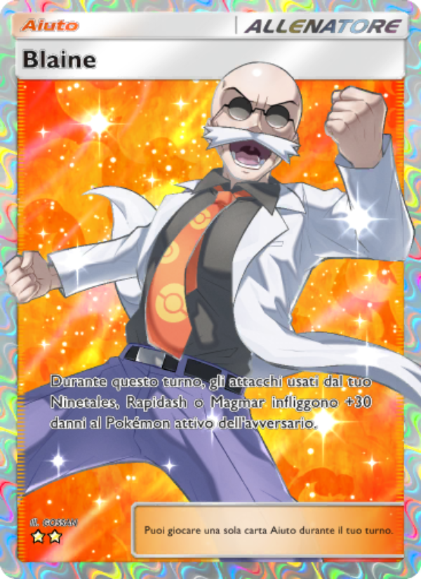 Blaine 268/286 — Geni Supremi (Italian Pokémon TCG card)
