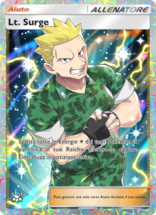 Lt. Surge 273/286 — Geni Supremi (Italian Pokémon TCG card)