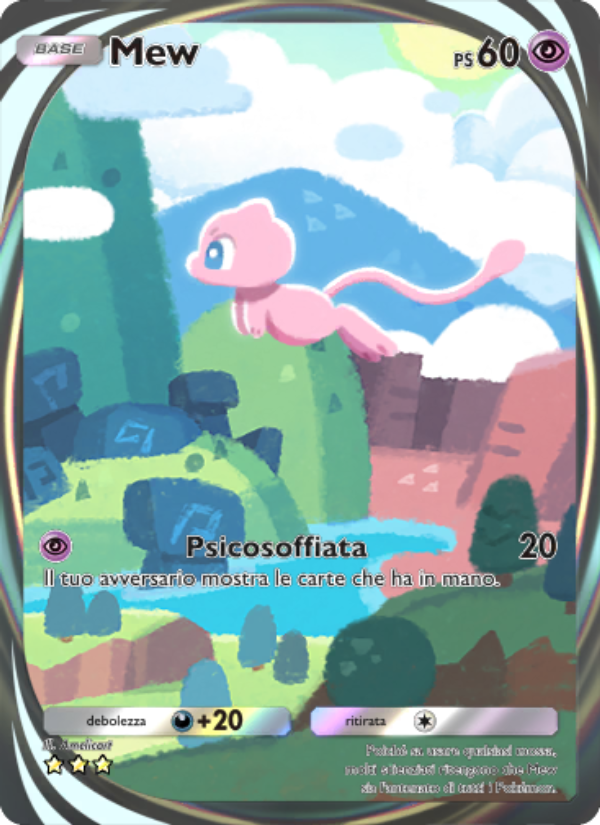 Mew 283/286 — Geni Supremi (Italian Pokémon TCG card)