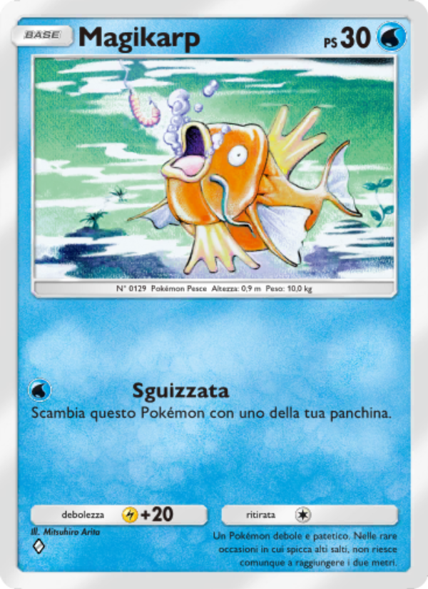 Magikarp 017/86 — L'Isola Misteriosa (Italian Pokémon TCG card)