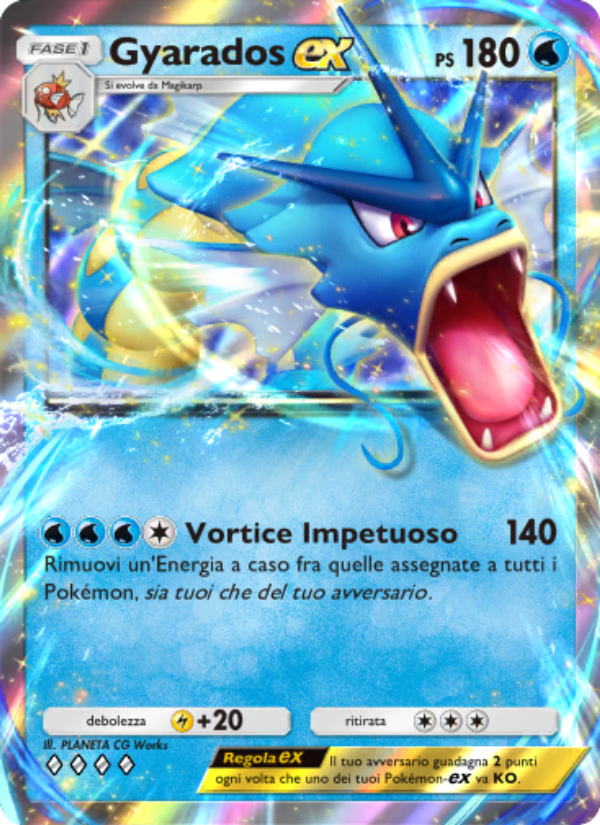 Gyarados-ex 018/86 — L'Isola Misteriosa (Italian Pokémon TCG card)