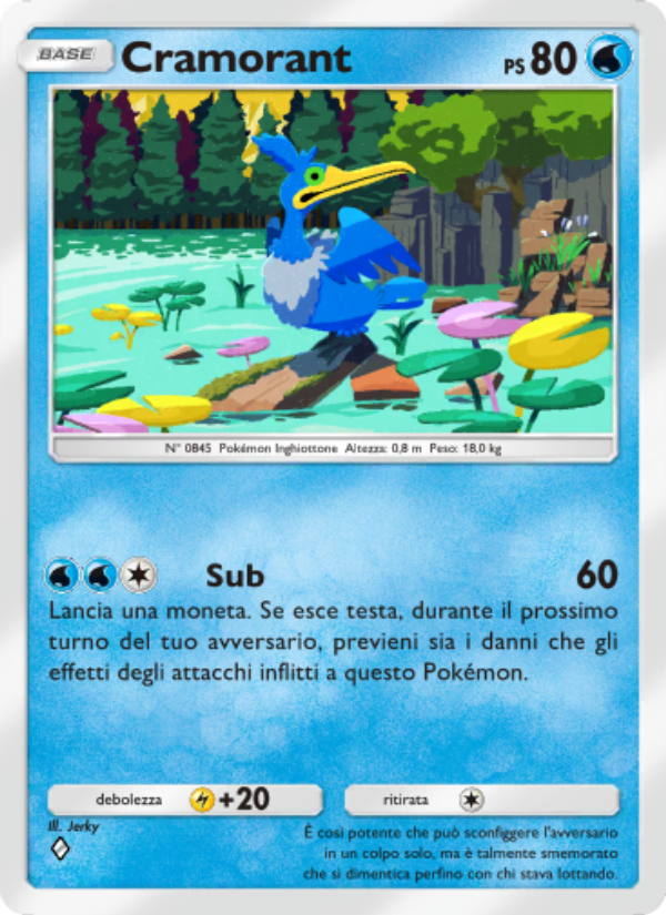 Cramorant 024/86 — L'Isola Misteriosa (Italian Pokémon TCG card)