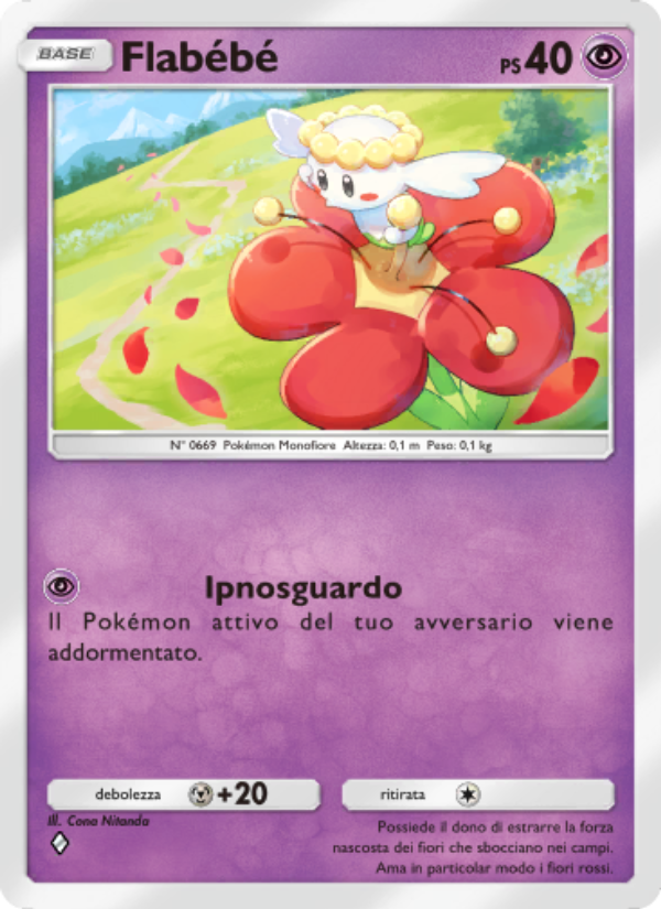 Flabébé 036/86 — L'Isola Misteriosa (Italian Pokémon TCG card)