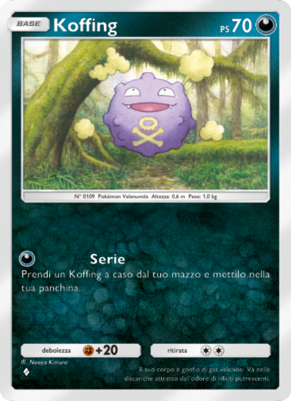 Koffing 049/86 — L'Isola Misteriosa (Italian Pokémon TCG card)