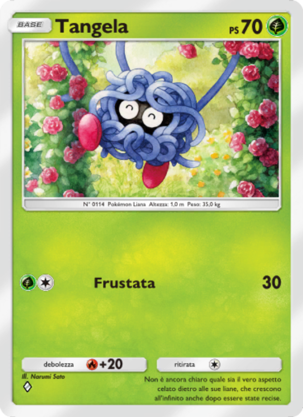 Tangela 004/207 — Scontro Spaziotemporale (Italian Pokémon TCG card)