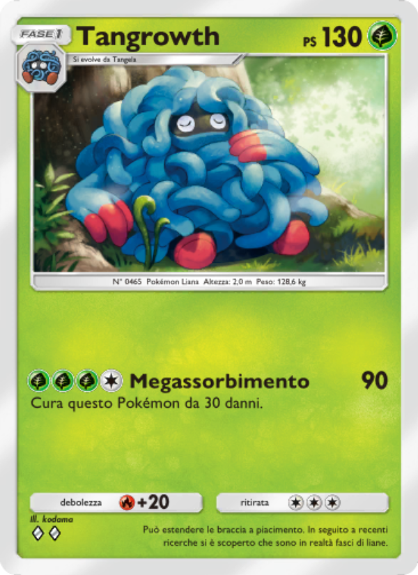 Tangrowth 005/207 — Scontro Spaziotemporale (Italian Pokémon TCG card)