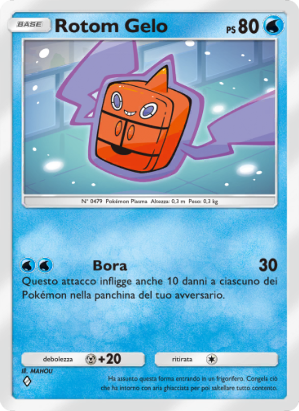 Rotom Gelo 048/207 — Scontro Spaziotemporale (Italian Pokémon TCG card)