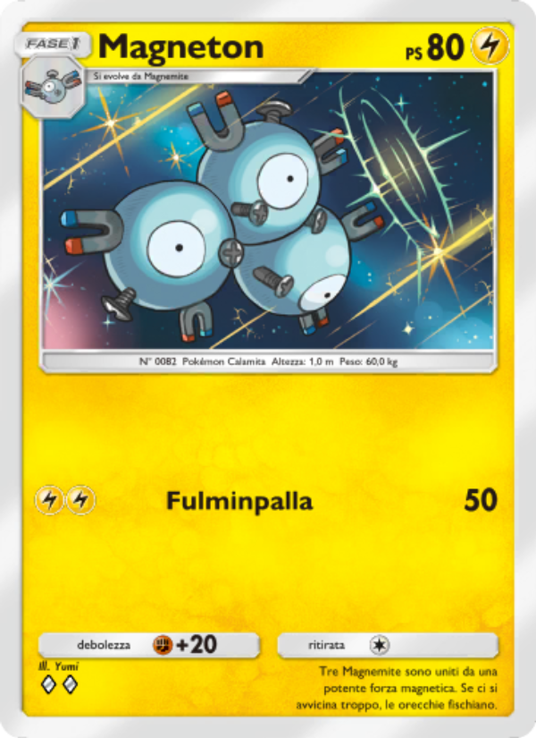 Magneton 052/207 — Scontro Spaziotemporale (Italian Pokémon TCG card)
