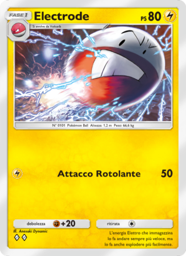 Electrode 055/207 — Scontro Spaziotemporale (Italian Pokémon TCG card)