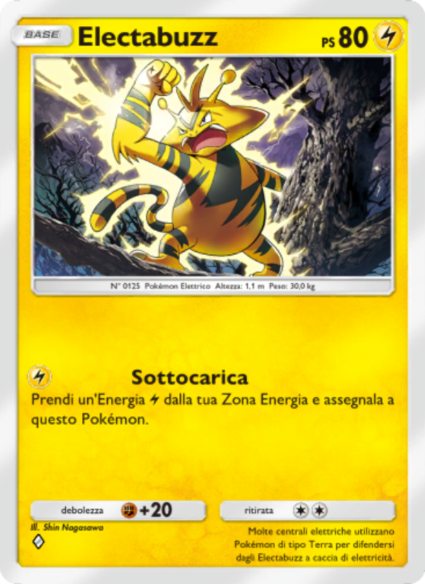 Electabuzz 056/207 — Scontro Spaziotemporale (Italian Pokémon TCG card)