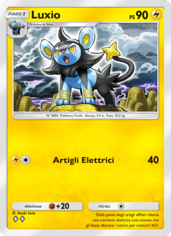 Luxio 059/207 — Scontro Spaziotemporale (Italian Pokémon TCG card)