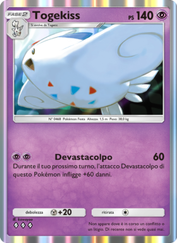 Togekiss 065/207 — Scontro Spaziotemporale (Italian Pokémon TCG card)