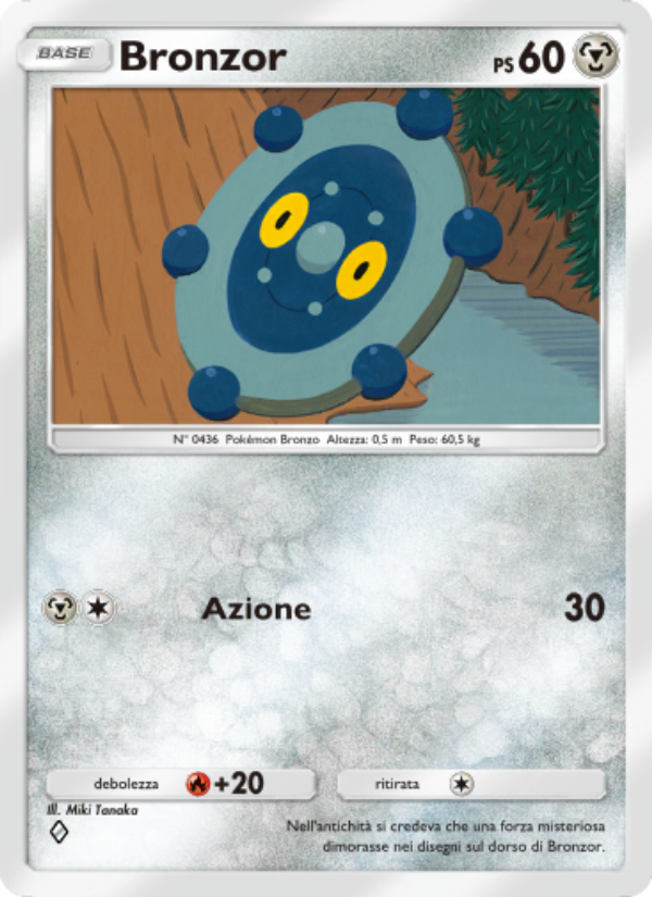 Bronzor 116/207 — Scontro Spaziotemporale (Italian Pokémon TCG card)
