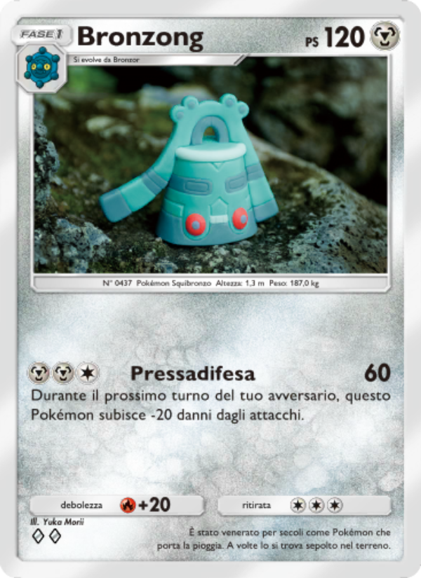 Bronzong 117/207 — Scontro Spaziotemporale (Italian Pokémon TCG card)